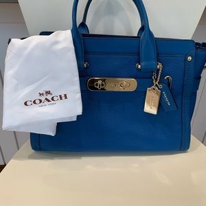 Coach Swagger leather satchel